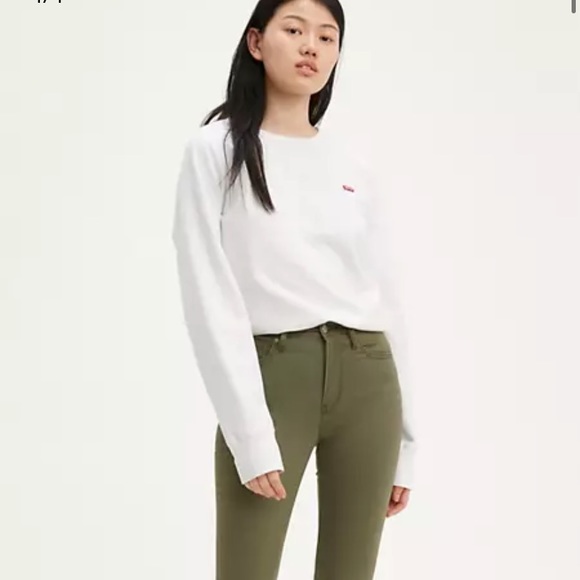 Levi’s highrise skinny Jean 721 green ankle length - Picture 6 of 6